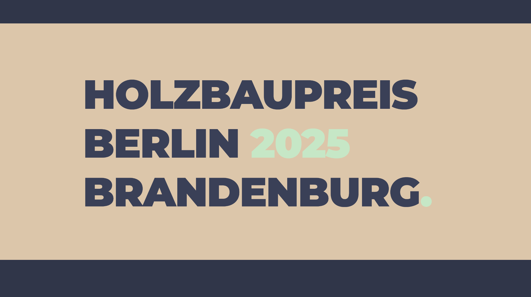 Holzbaupreis 2025 Holzbaupreis Berlin Brandenburg 2025
