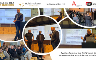Hohe Nachfrage: Seminarreihe zur Muster-Holzbaurichtlinie wird fortgesetzt
