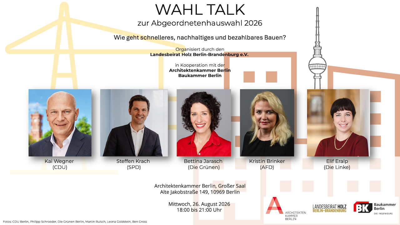 WAHL TALK zur Abgeordnetenhauswahl 2026