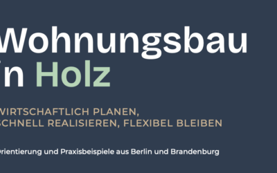 Ganz neu: Unsere zweite Broschüre „Wohnungsbau in Holz“